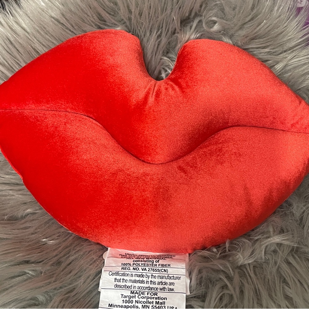 Brand new red lip pillow